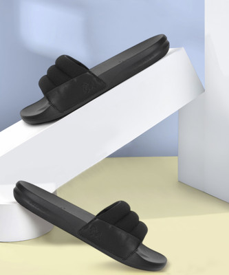 Neemans Women Slides(Black, Black , 7)