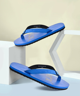 Sparx Men Slippers(Blue, Black , 9)