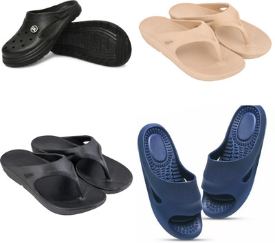 house of common Men Slides(Multicolor , 10)