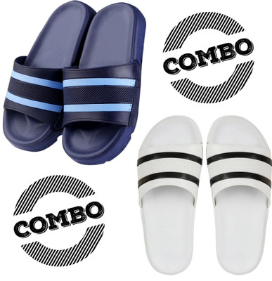 Shoe Island Men Slides(Multicolor , 8)