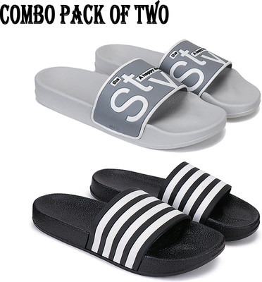 Earton Men Slides(Multicolor , 8)