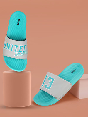 HRX by Hrithik Roshan Men Slides(Green , 10)