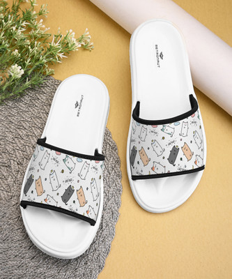 M7 By Metronaut Women Slides(Grey , 6)