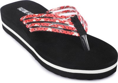 fastore fashion Women Flip Flops(Multicolor , 4)