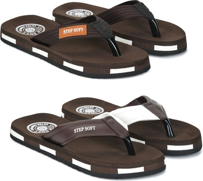 Stepsoft Men Slippers(Brown , 10)