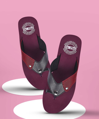 Dr Plus Women Women's MCR/MCP Diabetic Slippers(Maroon , 8)