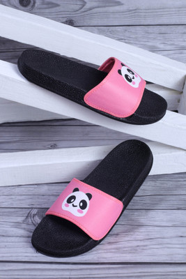 Tzen Women Flip Flops(Pink , 4)