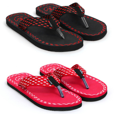 BFOOT Men Flip Flops(Multicolor , 10)