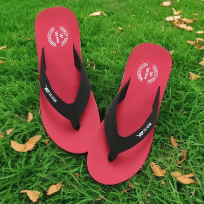 Hilux Men Flip Flops(Red , 6)