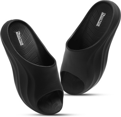 Doctor Health Super Soft Men Slides(Black , 6)