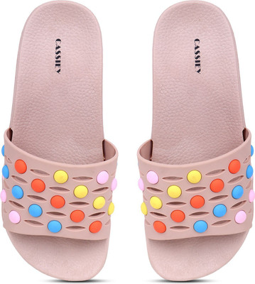 Cassiey Women Slides(Pink , 8)