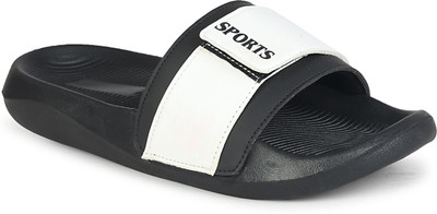 Shoe Mate Men Slides(White , 10)
