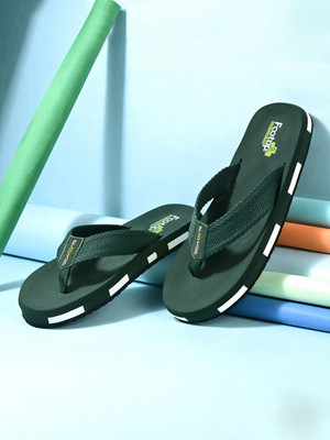 Footup Men Super Soft|Orthopedic|Comfortable|Lightweight|Diabetic Slippers(Green , 9)