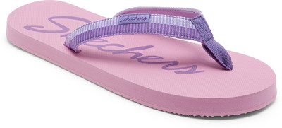 Skechers Women Flip Flops(Pink , 6)