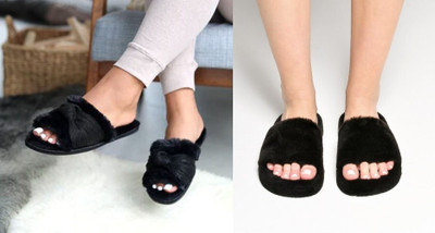 rexizone Women Flip Flops(Black, Black , 3)