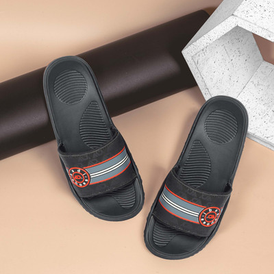 aadi Men Slides(Black , 8)