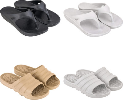 house of common Women Slides(Multicolor , 8)