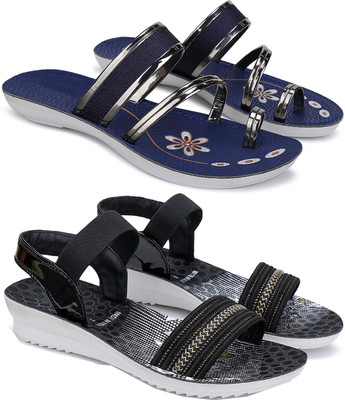 BERSACHE Women Slides(Multicolor , 7)