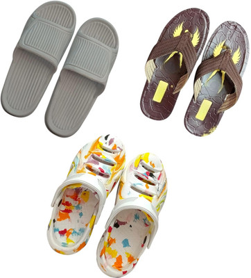 BLIBBERS Men Slippers(Multicolor , 6)