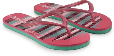 action Women Flip Flops(Pink , 6)