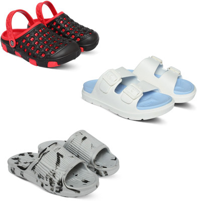 Acorn Men Slides(Red, Blue, White , 10)