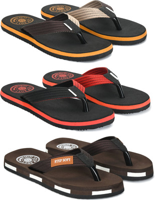 Stepsoft Men Slippers(Multicolor , 8)