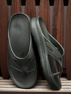 BERSACHE Men Slides(Green , 7)