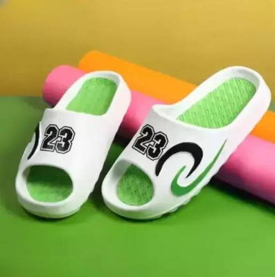 COOPERWINGS Men Slides(Green , 8)