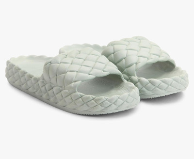 RICHMEN Women Slippers(Green , 5)