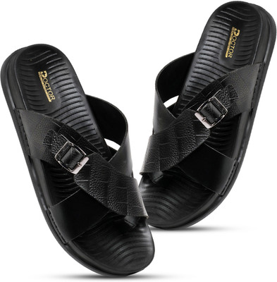 Doctor Health Super Soft Men Flip Flops(Black , 10)