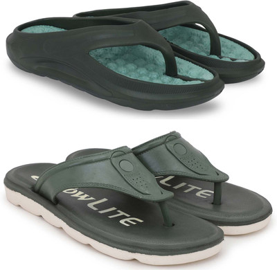 KAPYANSH Men Slippers(Green, Green , 10)