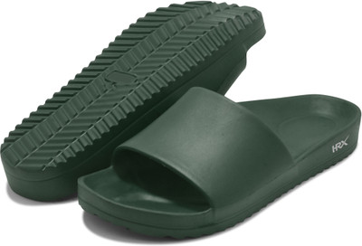 HRX by Hrithik Roshan Men Slides(Olive , 9)