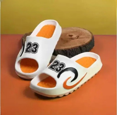 COOPERWINGS Men Slides(Orange , 8)