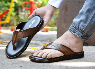 Prodock Men Slippers(Tan , 8)