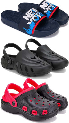 DRACKFOOT Men Slippers(Red , 9)
