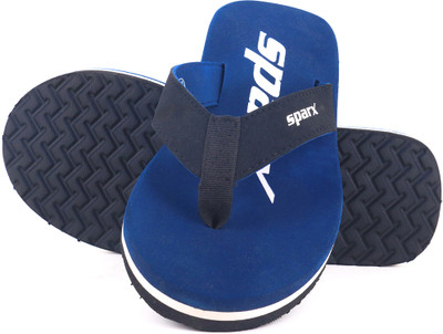 Sparx Men Flip Flops(Blue, Blue , 7)