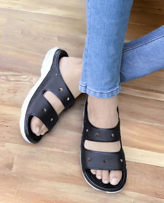 K' Footlance Men Slides(Black , 6)