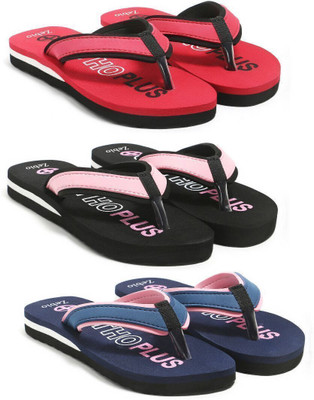 zebio Women Slippers(Multicolor , 5)