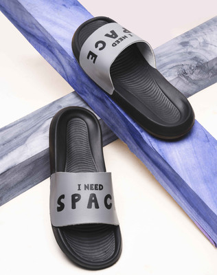 Shoe Mate Men Slides(Grey , 11)