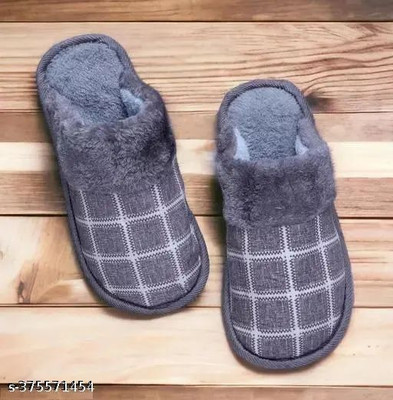shoptegic Men Flip Flops(Grey , 8)
