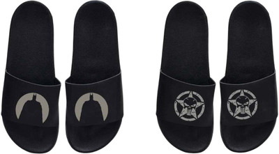 nvisan Men Slides(Grey, Grey , 6)