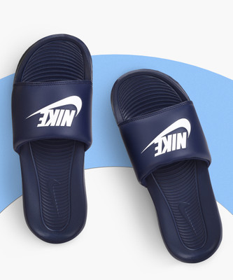 NIKE Men VICTORI ONE SLIDE Slides(Blue , 9)
