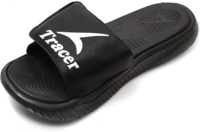TRACER Men Flip Flops(Black , 10)