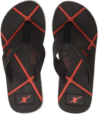 Sparx Men Flip Flops(Black , 8)