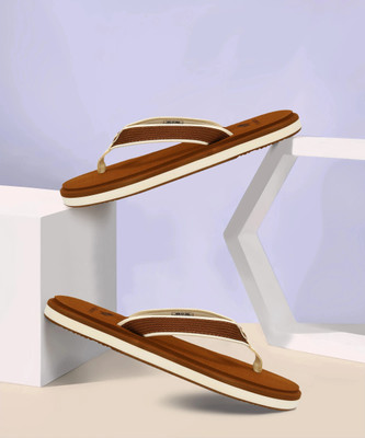 Neemans Men Flip Flops(Brown , 5)