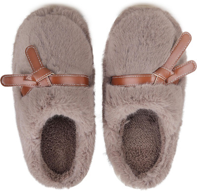 Cassiey Women Slippers(Brown , 7)