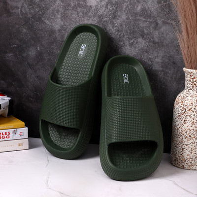Hygear Men Slides(Olive , 8)