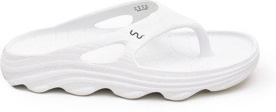 Doubleu Men Flip Flops(White , 11)