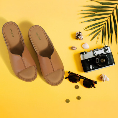 MOCHI Women Flats(Beige , 6)