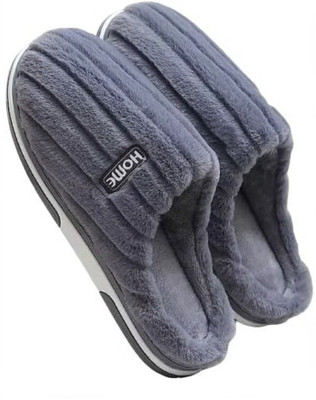 WOLVESDEN Women Flip Flops(Grey , 7)